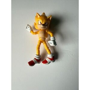 Jakks Pacific Sonic the Hedgehog 2 Movie Super Sonic 5 Inch Action Figure Gold